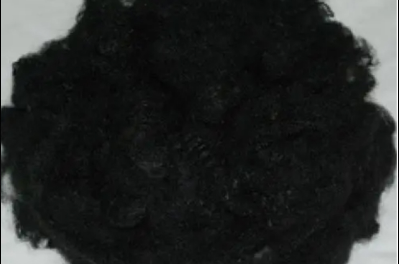 Black polyester staple fiber